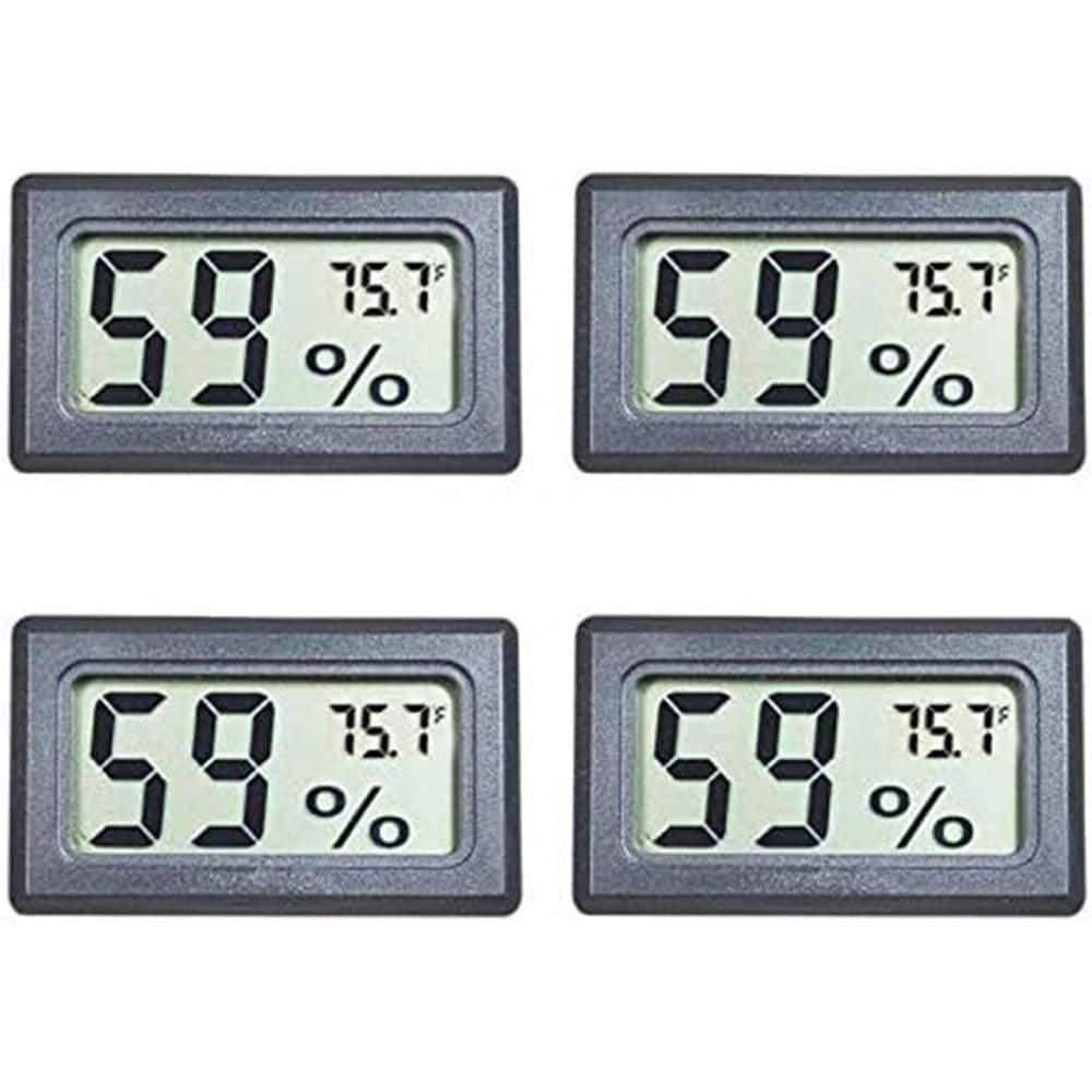 Mini Digital Thermometer Hygrometer LCD Display Fahrenheit Indoor Wireless Temperature Humidity Meter 4 Pack price history on PriceWatchPro