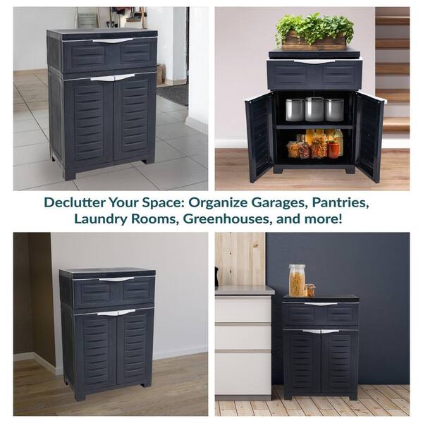 Metal Storage Cabinets With Doors And Shelves For Garage