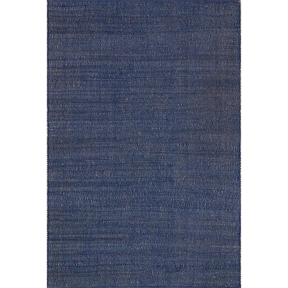 Elfriede Blue Doormat 3 ft. x 5 ft. Solid Jute Area Rug price history on PriceWatchPro