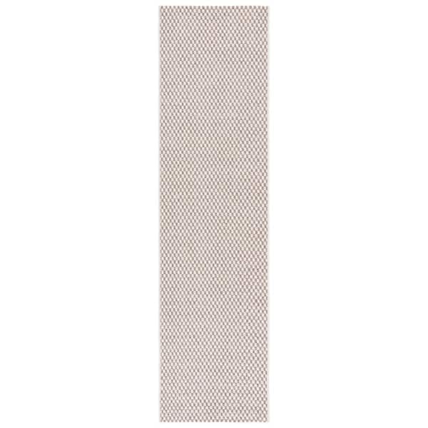 Sisal All-Weather Natural/Ivory 2 ft. x 8 ft. Solid Woven Indoor/Outdoor Runner Rug