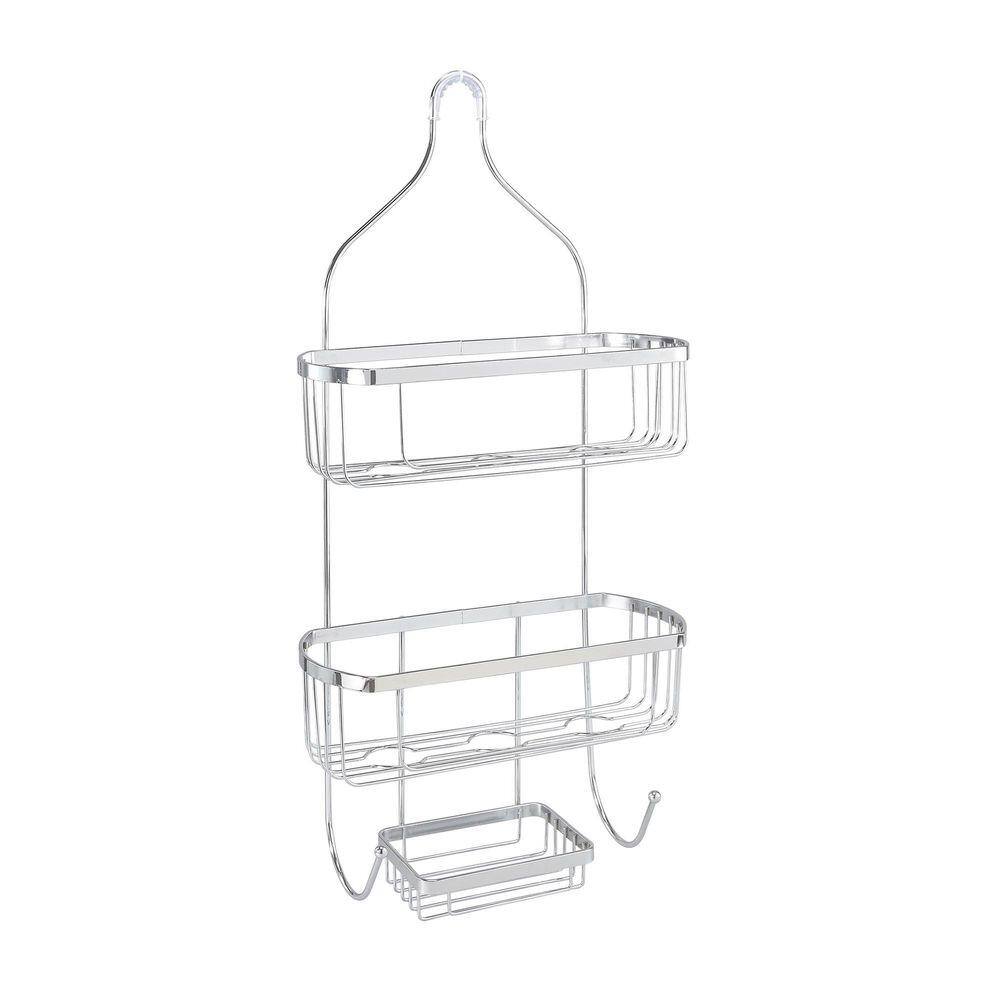 Bath Bliss Prince Style Shower Caddy in Chrome DL-4732-CHR