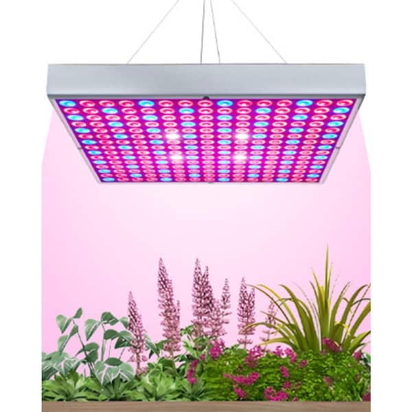 2-Pack Full Spectrum LED Grow Light with Red Blue White, 225 LEDs Plant Light for Indoor Plants, Vegetables and Flowers