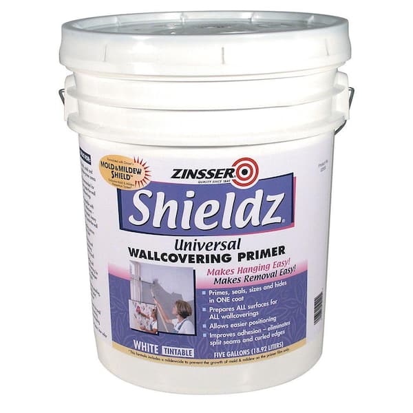 Zinsser Shieldz 5 gal. Water-Based Universal Wallcovering Primer and Sealer
