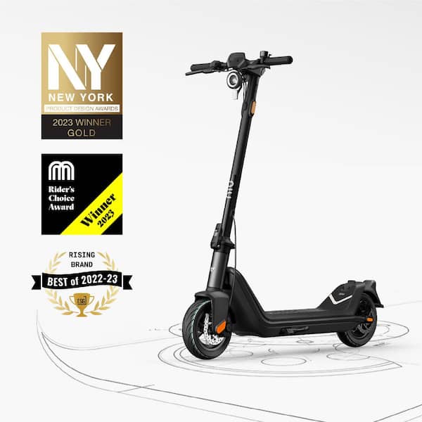 Niu UL Certified 350W Electric Scooter KQi3 Pro Ultra Black, Up to 31-Miles Range Battery