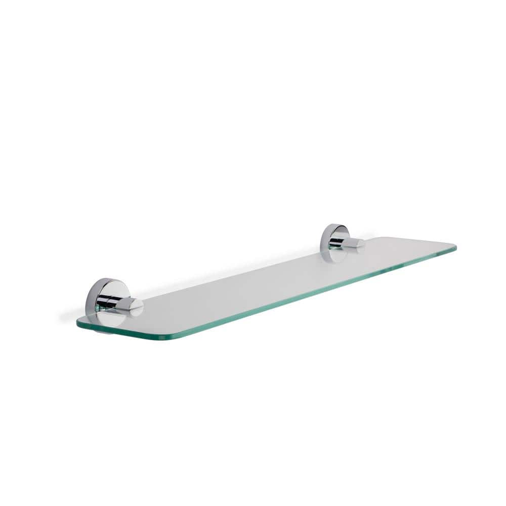 Chrome shelves for deals bathroom