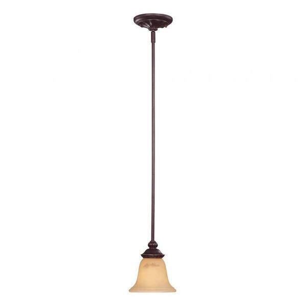 Illumine Medlock 1-Light Antique Copper Mini Pendant