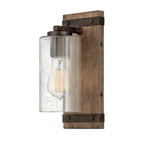 Sawyer 5.0 in. 1 Light Sequoia Vanity Light