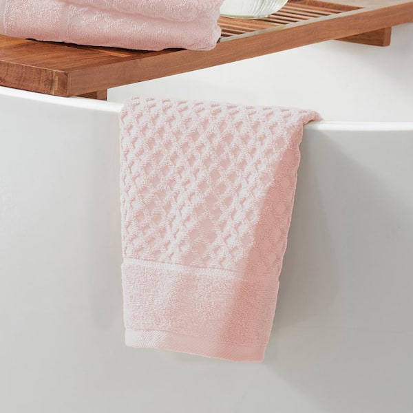 FRESHFOLDS Cotton Lattice Textured Single Hand Towel