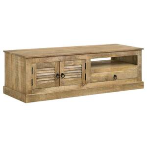 Zabel Natural 2-door TV Stand Fits TV's up to 48 in.