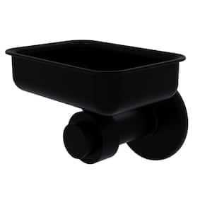 Mercury Collection Wall Mounted Soap Dish in Matte Black
