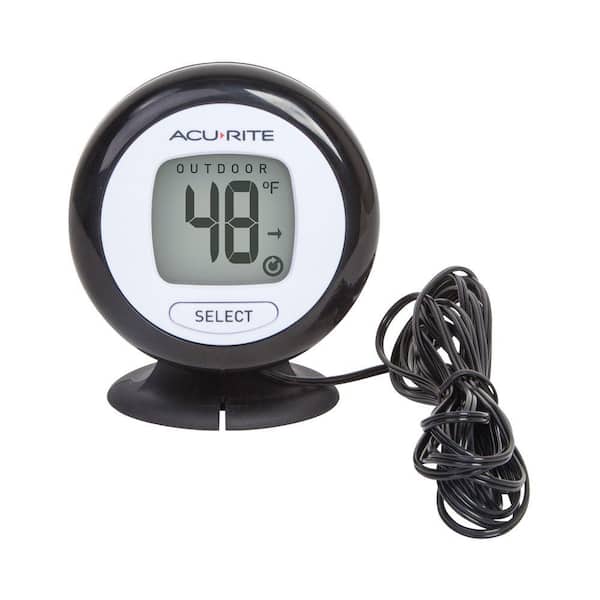 AcuRite Digital Thermometer with 10 ft. Temperature Sensor Probe and Humidity