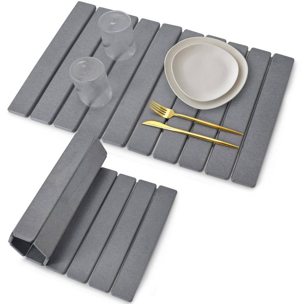 Premium Gray Absorbent Quick-Drying Diatomite Dish Rack Mat, Kitchen Counter Mats for Dishes ,Bottles, Dish Drying Mat price history on PriceWatchPro