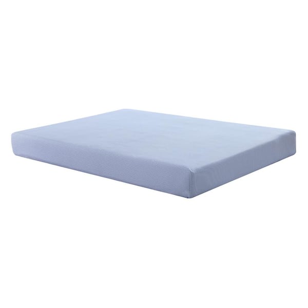 Poppy & Fritz Oxford Stripe Blue Cotton Twin Fitted Sheet