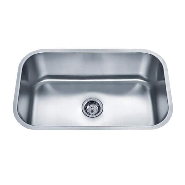 Specialty Series Stainless Steel 30 in. Single Bowl Undermount Kitchen Sink