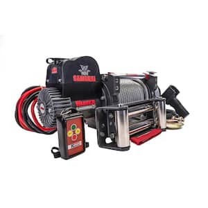 Samurai Series 17,500 lb. Capacity 12-Volt Electric Winch with 85 ft. Steel Cable