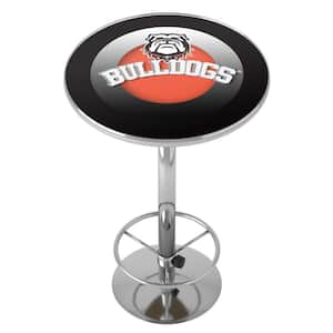 University of Georgia Honeycomb Black 42 in. Bar Table