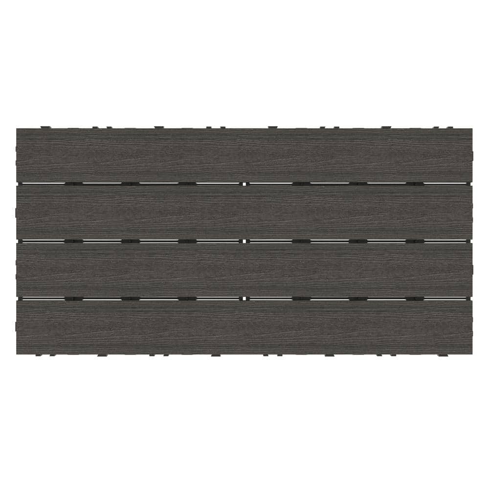UltraShield Naturale 1 ft. x 2 ft. Quick Deck Outdoor Composite Deck Tile in Argentinian Silver Gray(20 sq. ft. per Box) price history on PriceWatchPro
