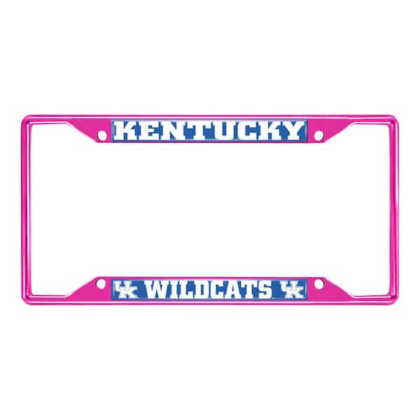 FANMATS Universal Fit University of Kentucky License Plate Frame - Pink