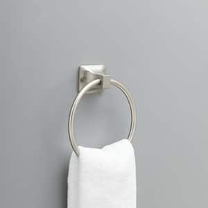 Futura Towel Ring in Brushed Nickel