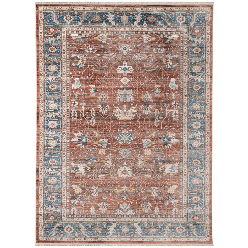 Arcelia Navy/Red 2 ft. x 3 ft. Oriental Area Rug ARC30203 The Home Depot