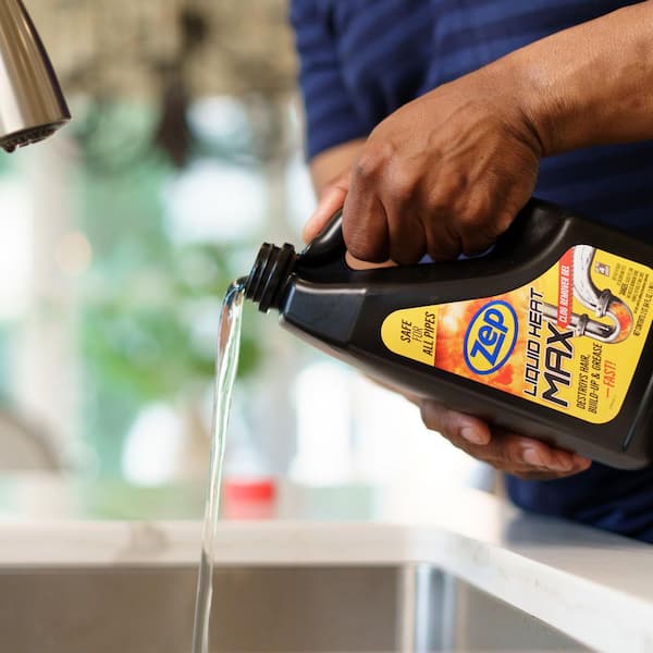 ZEP Liquid Heat Max Clog Remover Gel-64 oz. ZULHM64 - The Home Depot