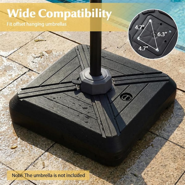 blackout patio umbrella Black Patio Umbrellas