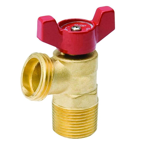ProLine Series 1/2 in. Brass MPT Quarter-Turn Male Boiler Drain Valve
