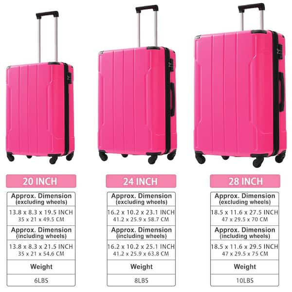 Maze rose 21 inch suitcase online