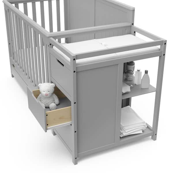 Graco 4 in 1 crib with changing table hotsell