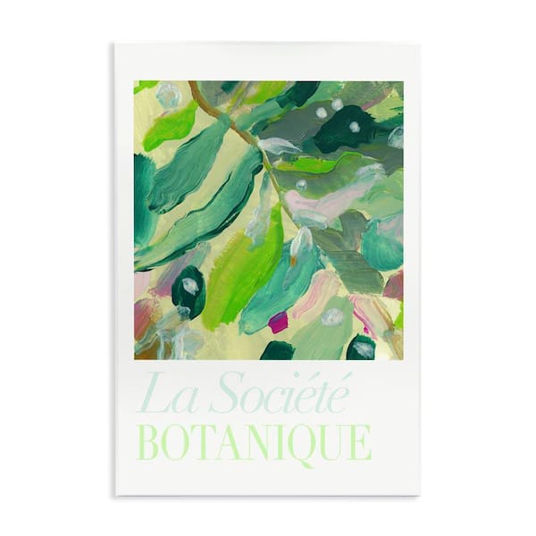 Stupell Industries Abstract French Botanicals by cartissi Unframed Nature Graphic Art Print 15 in. x 10 in.