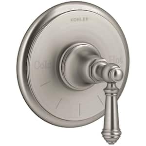 Artifacts Lever 1-Handle Thermostatic Valve Trim Kit in Vibrant Brushed Nickel (Valve Not Included)