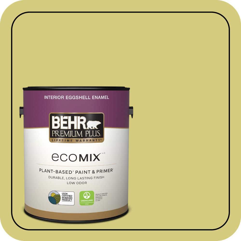 1 gal. #P350-4 Spring Grass Eggshell Enamel EcoMix Plant-Based Interior Paint & Primer price history on PriceWatchPro
