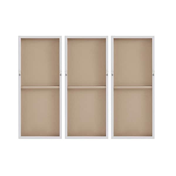 Contemporary Classic 3-Piece Unframed Art Print, Hand Embellished