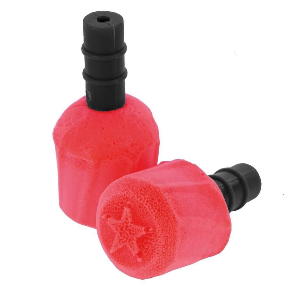 PIP Mega Flare Plus Pre-filled Clear Ear Plug Refill Canister with Red Foam  Earplugs 33dB Noise Reduction Rating (200-Pairs) 267-HPDR910-200 - The Home  Depot