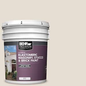 5 gal. #750C-2 Hazelnut Cream Elastomeric Masonry, Stucco and Brick Exterior Paint