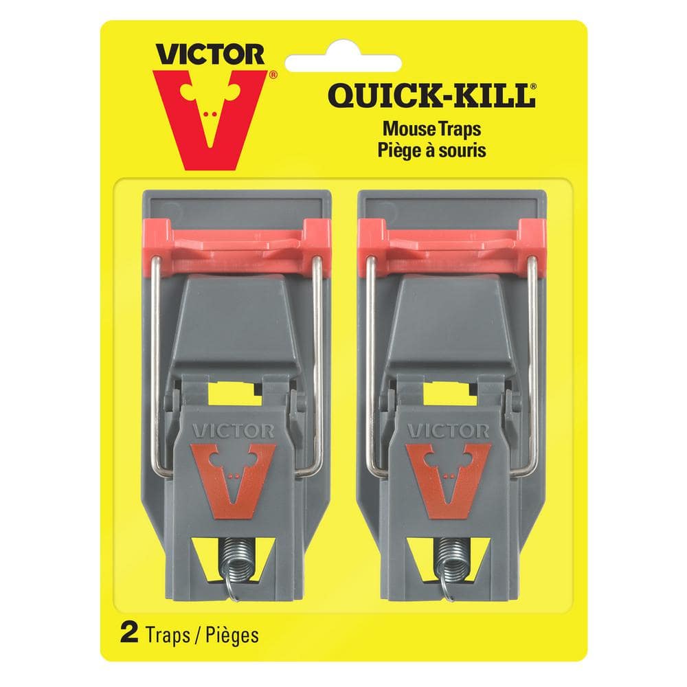 Victor M123SSR Quick-Kill Easy Set Mouse Trap - 6 Reusable Mouse Traps
