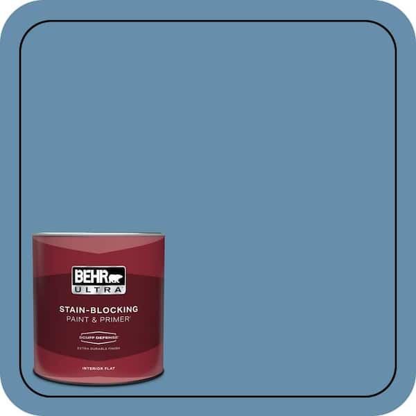 BEHR ULTRA 1 qt. #S500-5 Treasure Map Extra Durable Flat Interior Paint & Primer