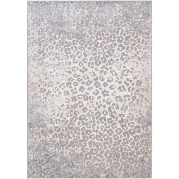 Artistic Weavers Perception Fossil Gray Modern 7 ft. x 9 ft. Indoor Area Rug
