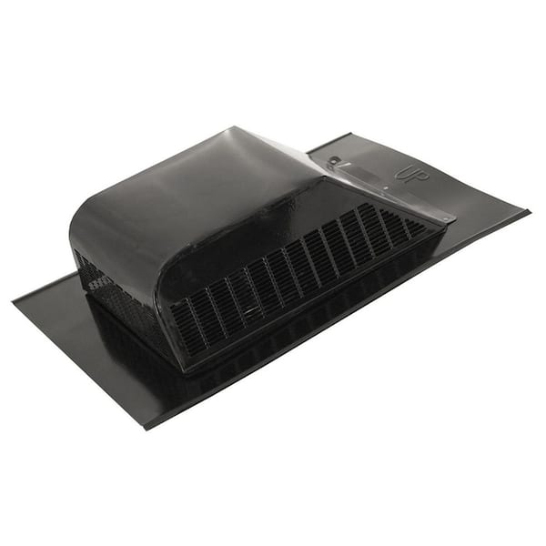 SBV 603 Series 51 sq. in. NFA Black Steel Slant Back Static Roof Vent, 6-Pack
