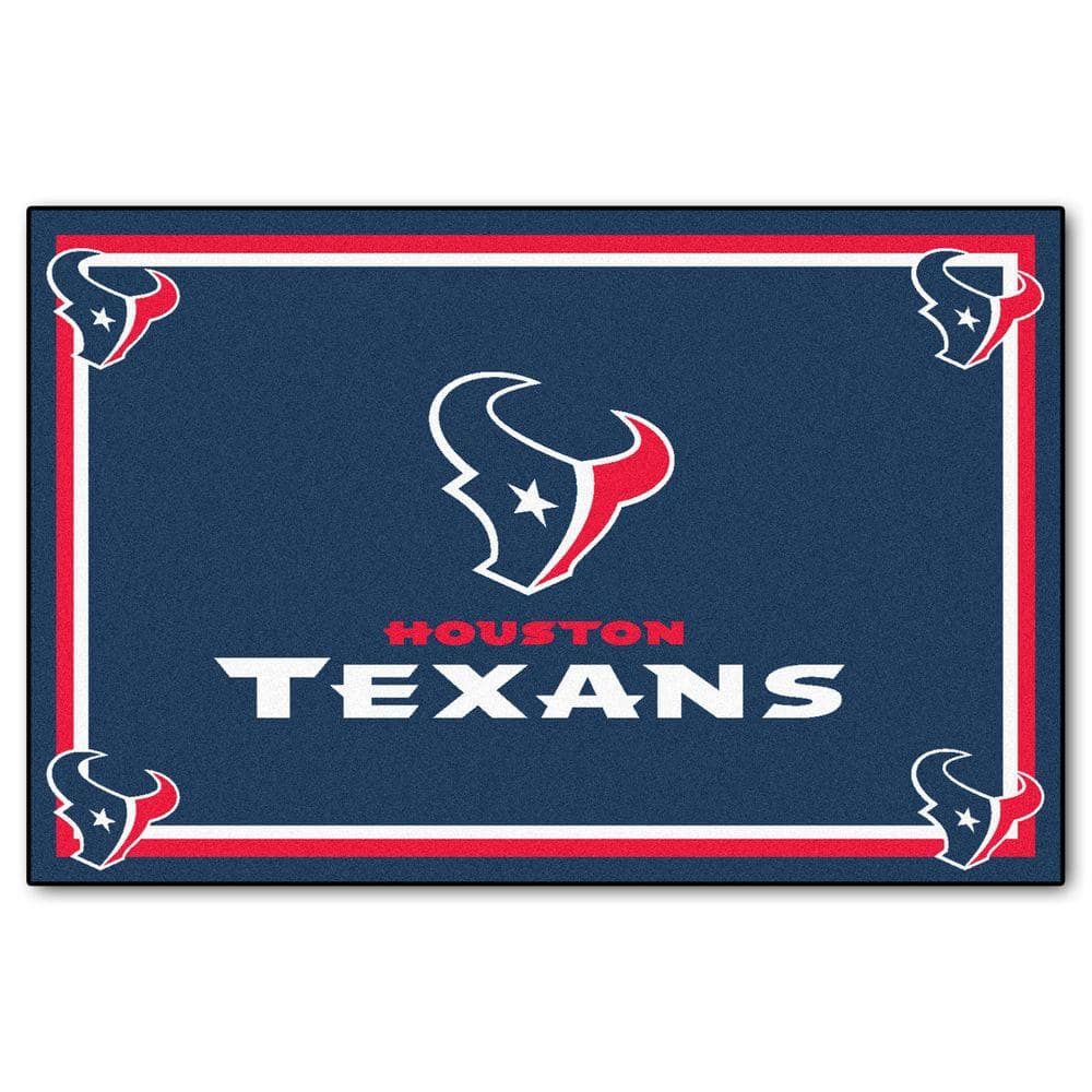 FANMATS Houston Texans 5 ft. x 8 ft. Area Rug 6578 - The Home Depot