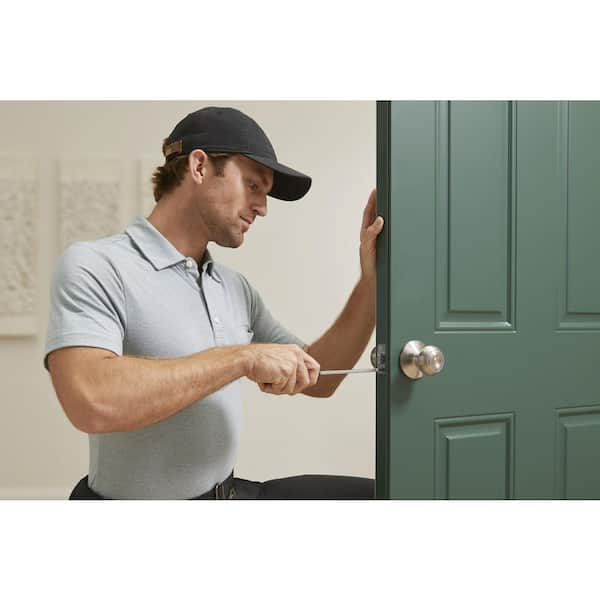 Defiant Olympic Stainless Steel Hall/Closet Door Lever 32LG603B - The Home  Depot