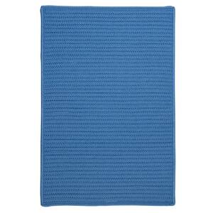 Simply Home Blue Ice 5 ft. x 8 ft. Solid Indoor/Outdoor Area Rug