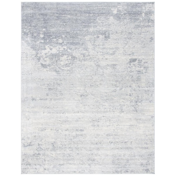 Brentwood 12 ft. x 18 ft. Ivory/Gray Abstract Area Rug