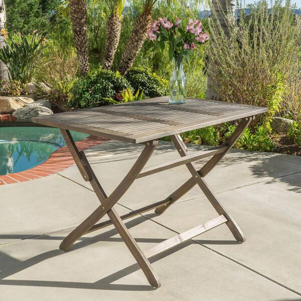 Rectangular Solid Wood Foldable Outdoor Dining Table FF-TB04-L - The ...