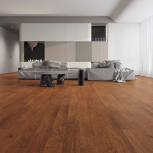 Vintage Hickory 7/16 in. T x 5 in. W Click Lock Hand Scraped Engineered Hardwood Flooring (25.83 sq.ft./case)