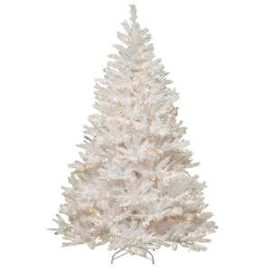 7 ft. Winchester White Pine Artificial Christmas Tree with Clear Lights