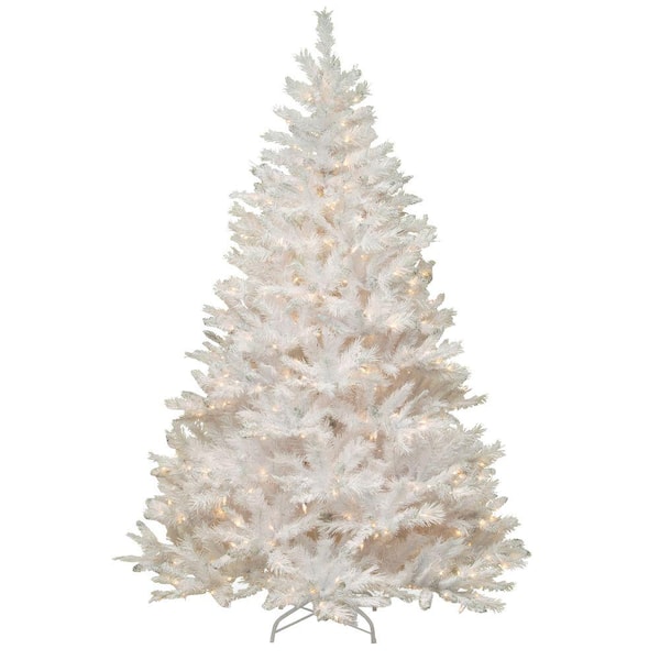 National Tree Company 7 ft. Winchester White Pine Artificial Christmas Tree with Clear Lights