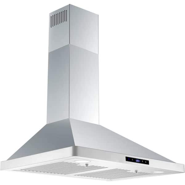 30 in. 700CFM Ducted Insert Range Hood in Sliver Stainless Steel 