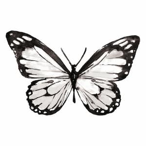 Black and White Watercolor Butterfly Peel and Stick Giant Wall Decals