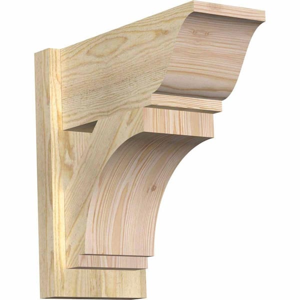 Ekena Millwork 8 in. x 18 in. x 18 in. Imperial Traditional Rough Sawn Douglas Fir Outlooker